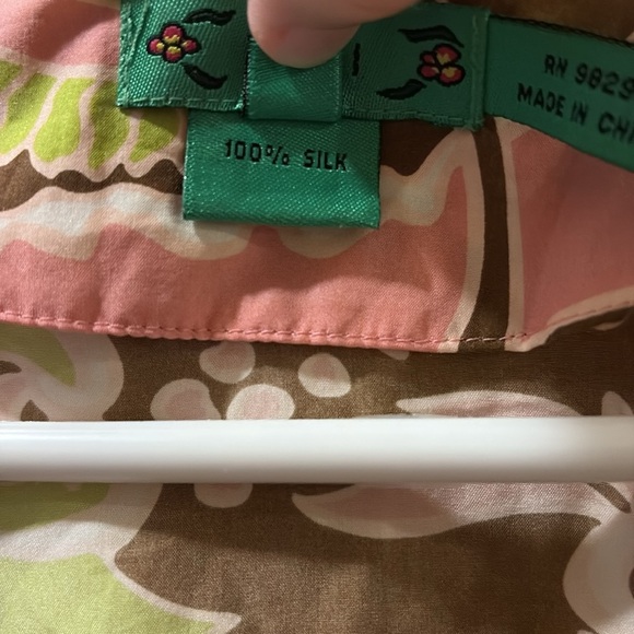 Tibi Pink and Green wrap dress - size 6 - 100% silk - great condition - Picture 3 of 6